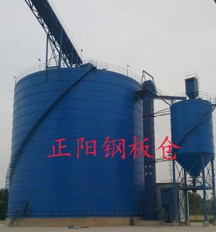 金台大型矿粉钢板库